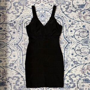 Emerald Sundae Black Mini Dress